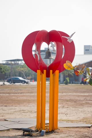 Birds Surrounding Love Installation Art