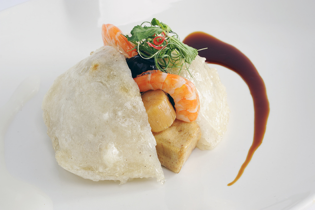 Hei-Pi Creative Seafood Restaurant's huge seafood meatball