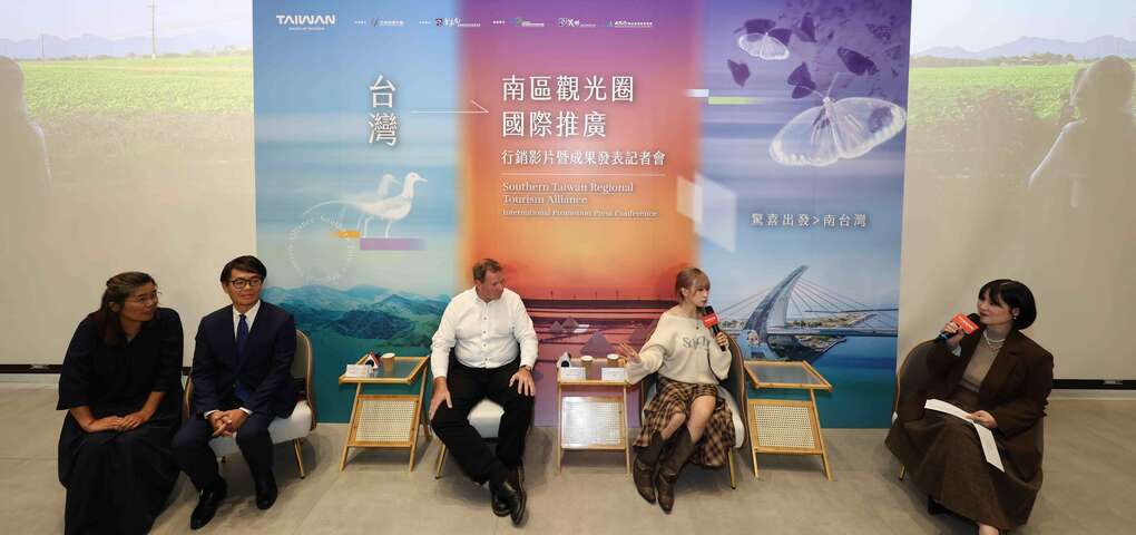 安田夏樹總經理、李豪先生分享南台灣旅遊經驗