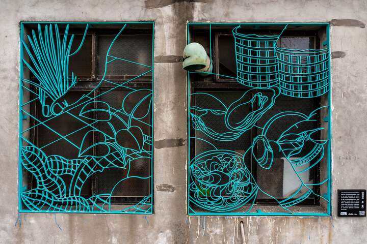 鐵花窗藝術以在地故事為主題