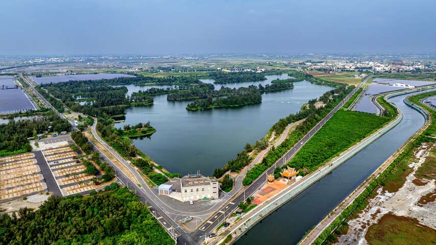 椬梧滯洪池擁有「雲林版小日月潭」的美稱