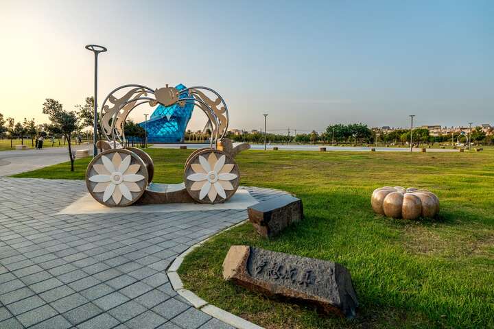 進入後有南瓜馬車在旁迎接