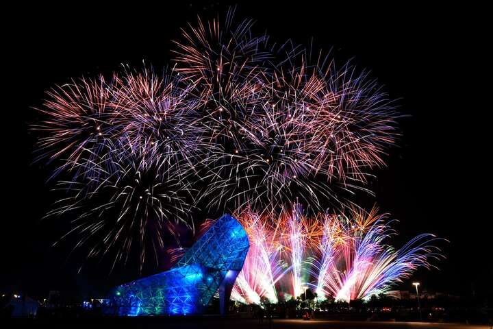 240秒高空煙火秀