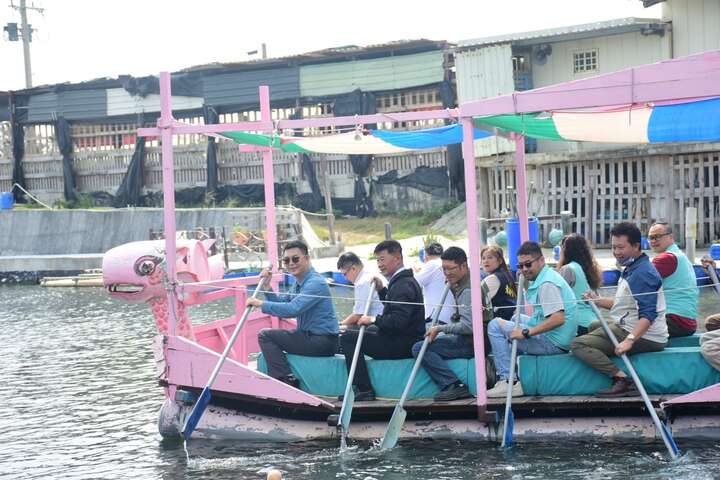 貴賓參與竹筏體驗