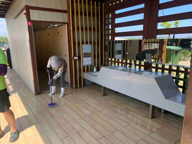 好美公廁環境定期清潔維護作業