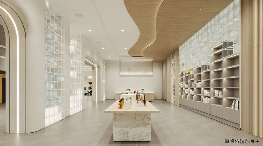 商店內部模擬圖