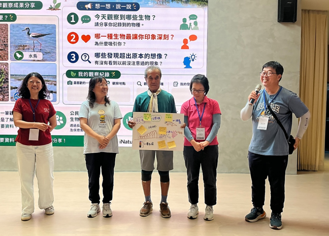 學員分享學習成果，共同守護北門濕地及海岸生態環境