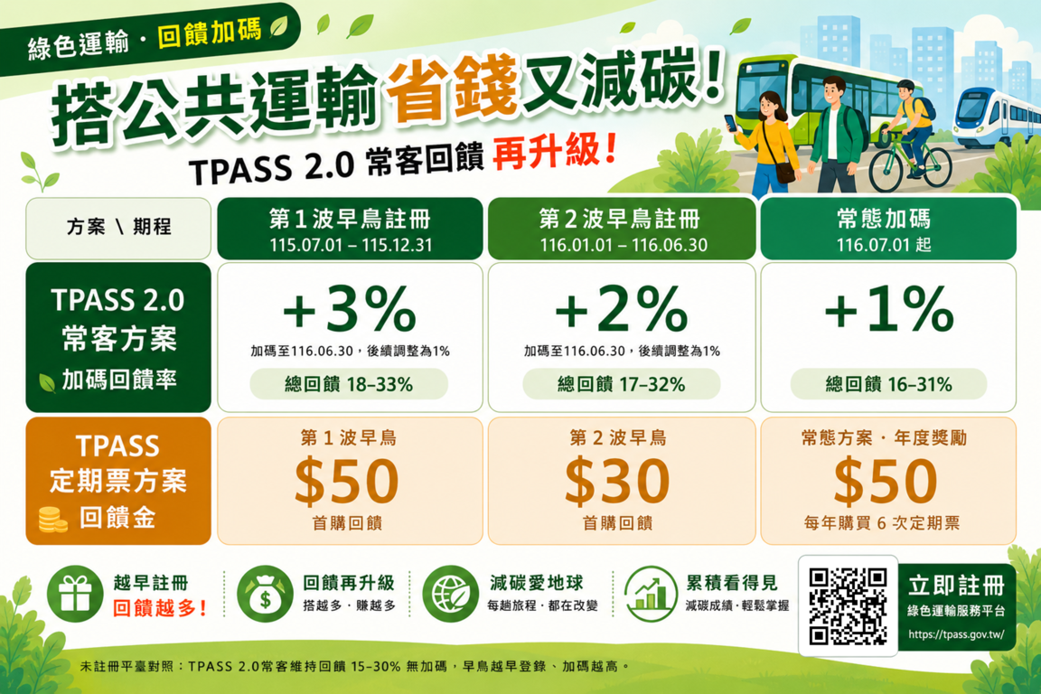 TPASS加碼回饋